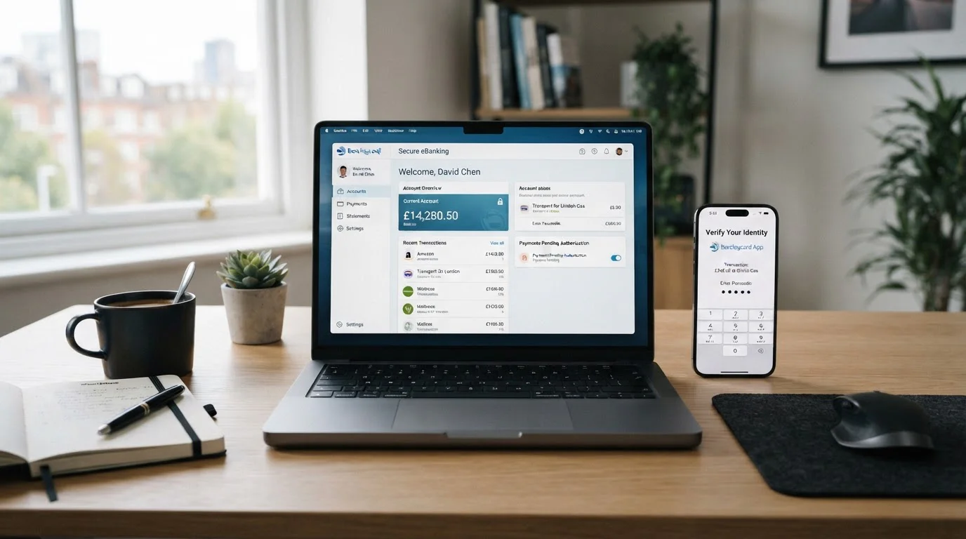 UK bank transfer casino payments showing secure online banking interface