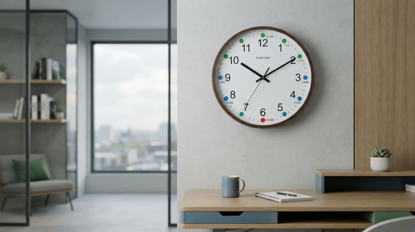 Clock showing withdrawal approval times ranging from minutes to 24 hours