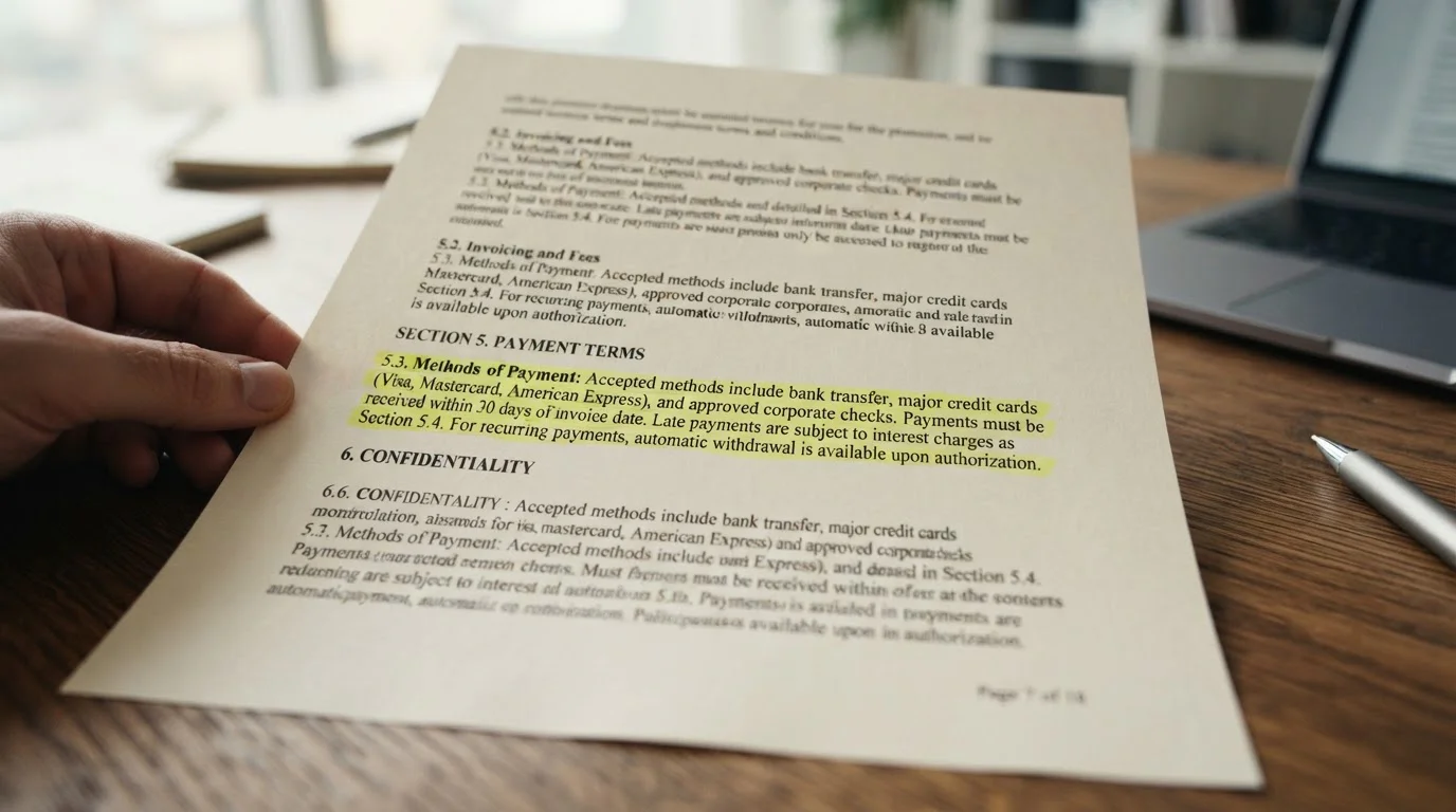 Casino bonus terms document with payment method exclusions highlighted