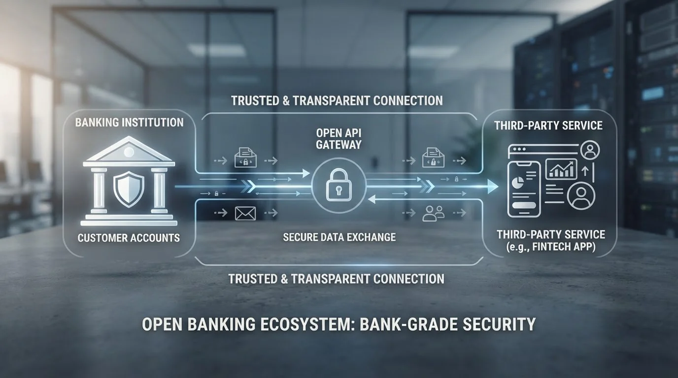 Open banking transaction flow connecting bank account directly to casino