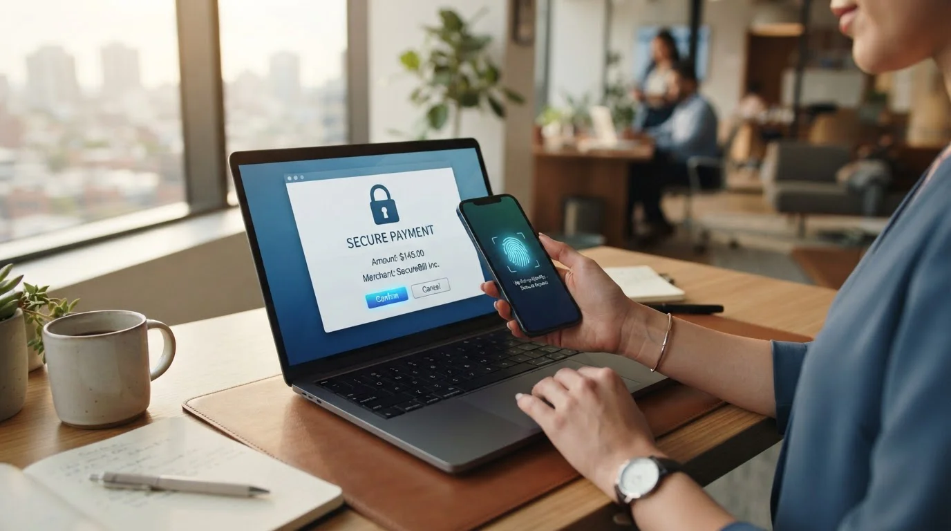 Person depositing at UK online casino via debit card with 3D Secure authentication
