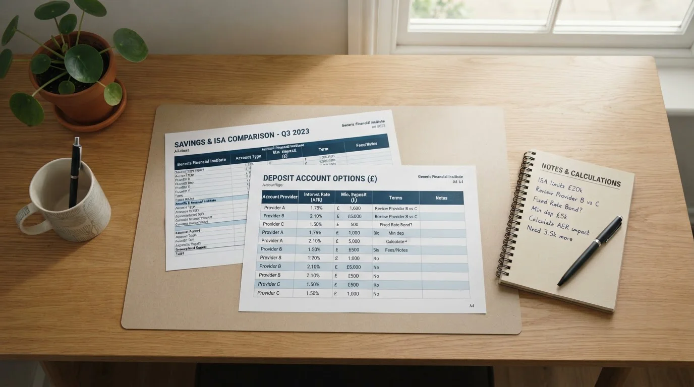 Comparison table showing minimum deposit options at UK licensed casinos
