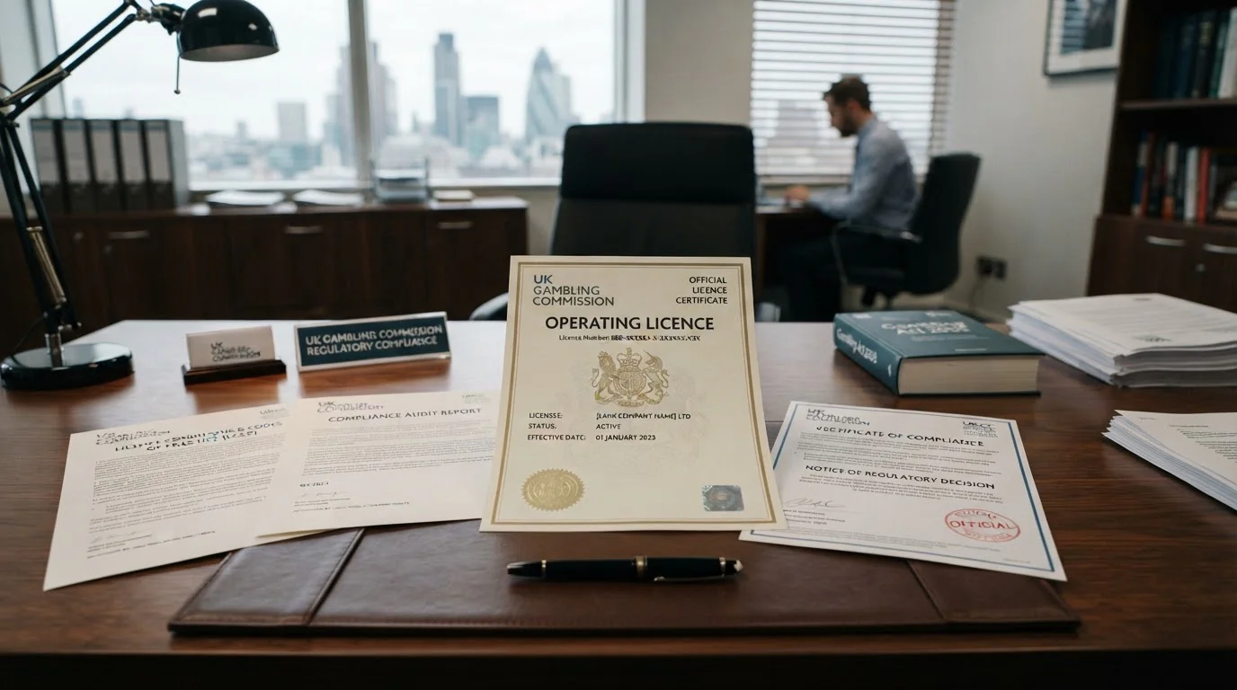 UK Gambling Commission regulatory document and offshore casino license comparison